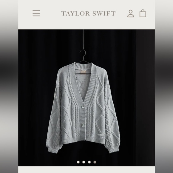 Taylor Swift Authentic TTPD Cardigan M/L NWOT - Picture 1 of 11